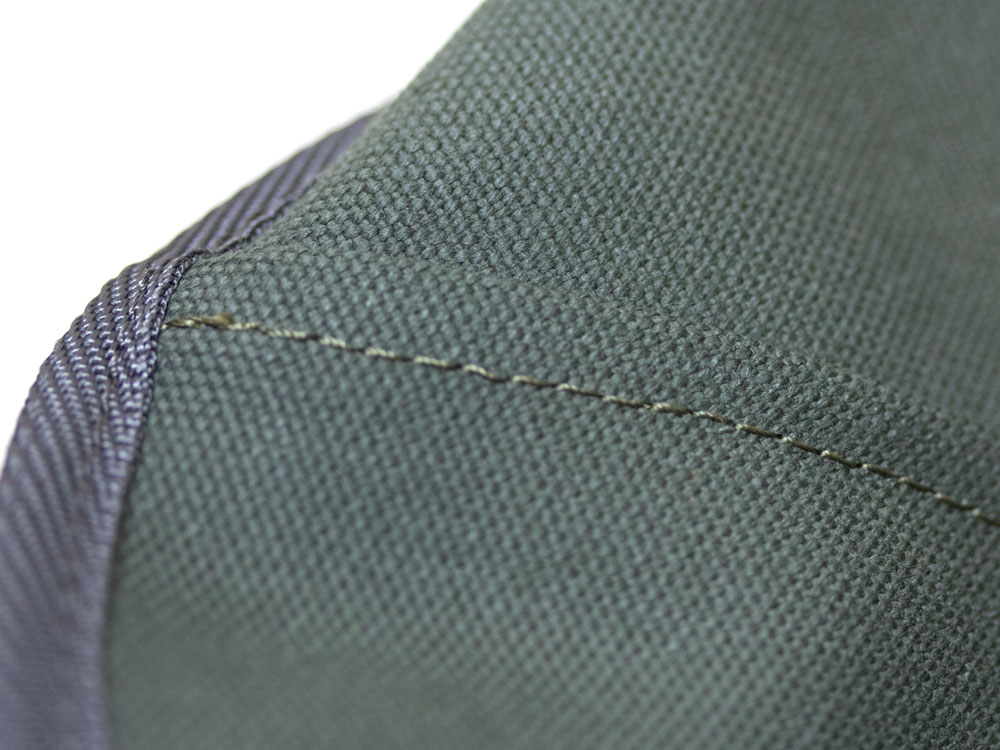 20番のミシン糸で3.5mmピッチ縫製